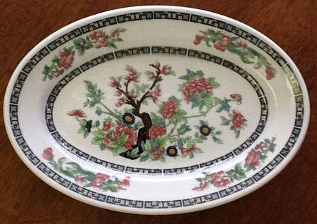 Indian Tree (New York New Haven & Hartford) 10" Oval Vegetable Bowl