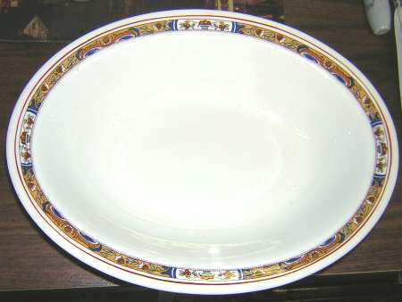 SHO356 10" Oval Vegetable Bowl