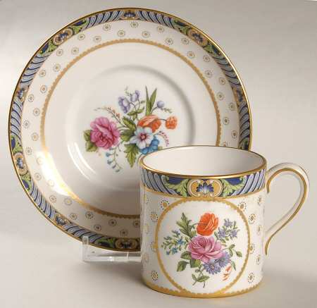 Cabinet Collection, The Flat Demitasse Cup & Saucer Set