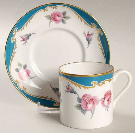 Cabinet Collection, The Flat Demitasse Cup & Saucer Set