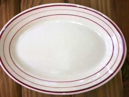 STR138 7" Oval Serving Platter