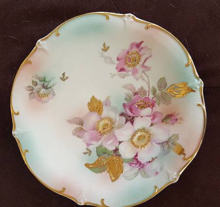 Wild Rose (Scallop, Rim , Not Embossed) Salad Plate