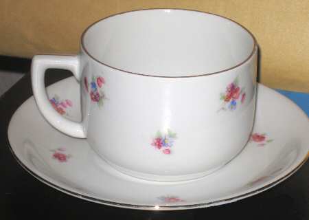 SLT420 Flat Cup & Saucer Set