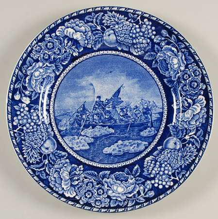 Ye Olde Historical Pottery Smooth Dinner Plate