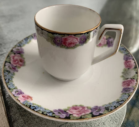 SCD131 Flat Demitasse Cup & Saucer Set