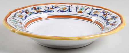 Deruta Large Rim Soup Bowl