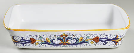 Deruta 14" Rectangular Baker