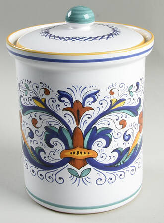 Deruta Medium Canister & Lid