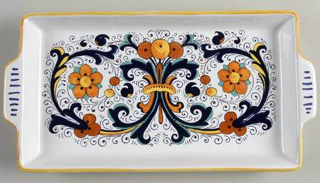 Deruta 12" Rectangular Tray