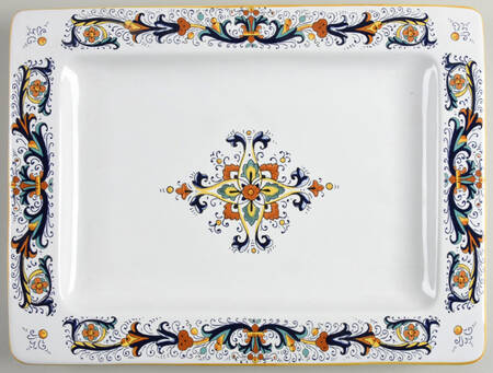 Deruta 15" Rectangular Serving Platter