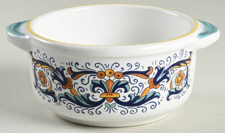 Deruta Lugged Soup/Cereal Bowl