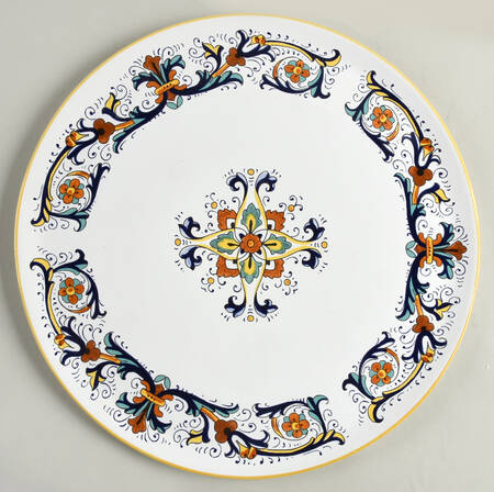 Deruta Cheese Serving Plate