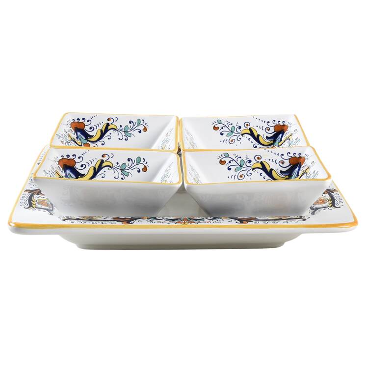 Deruta 5-Piece Relish (Center & 4 Sides)