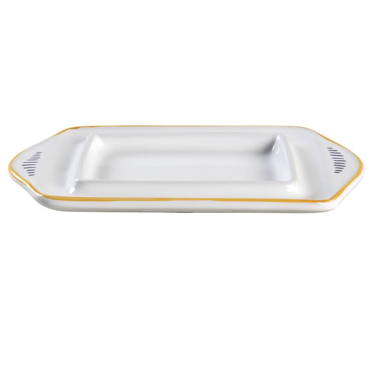 Deruta Rectangular Butter No Lid