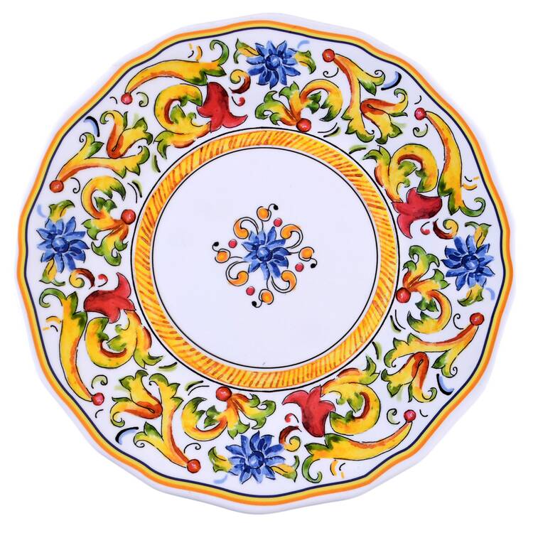 Deruta Melamine Dinner Plate