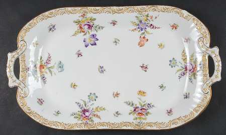 1026-1014 15" Rectangular Handled Tray