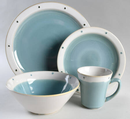 Newport Aqua 4 Piece Place Setting