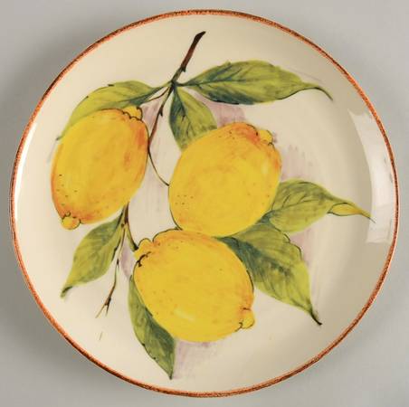 Italian Lemon Luncheon Plate