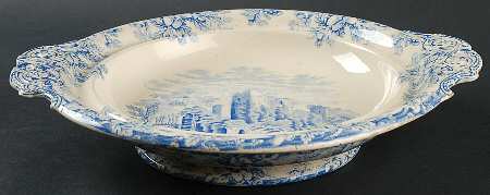 Acora Blue Pancake Dish No Lid