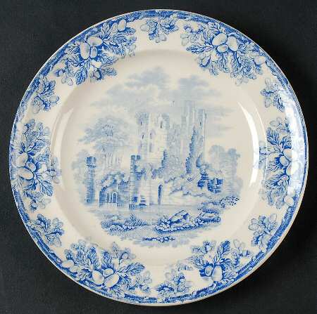 Acora Blue Salad Plate