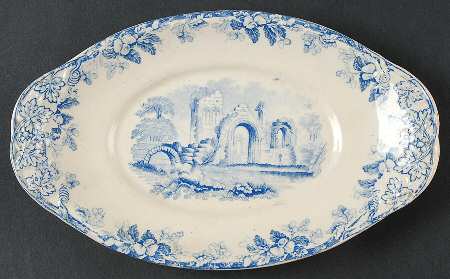 Acora Blue Underplate for Gravy Boat