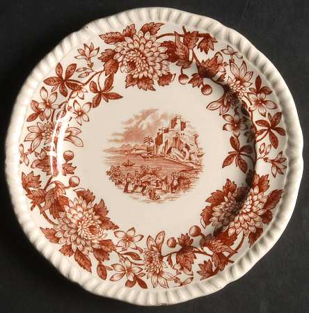 SP607 Brown Square Bread & Butter Plate