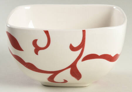 Damask Square Soup/Cereal Bowl