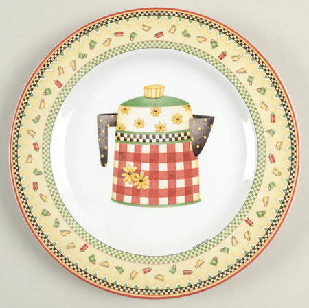 Morning Coffee Salad Plate