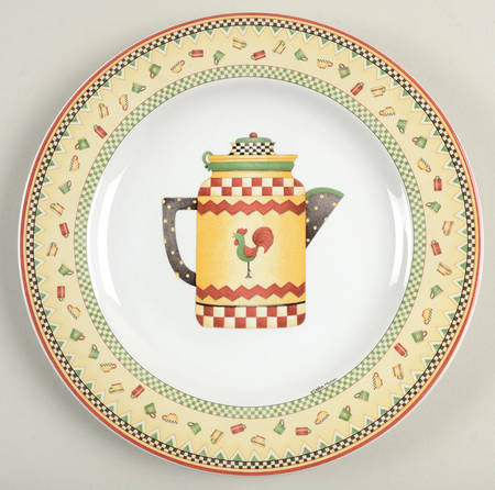 Morning Coffee Salad Plate