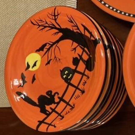 Haunted Hideaway Salad Plate