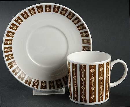 Saturn Flat Demitasse Cup & Saucer Set