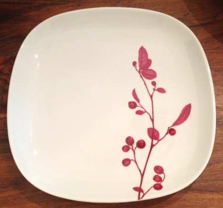 Mulberry (Square) Salad Plate