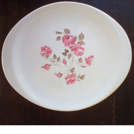 Caroline Rose 13" Oval Serving Platter