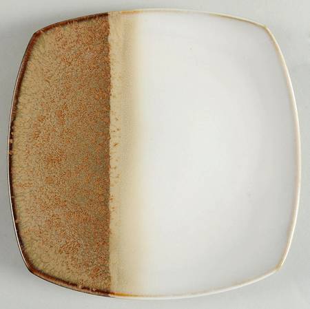 Metallics Gold Square Salad Plate