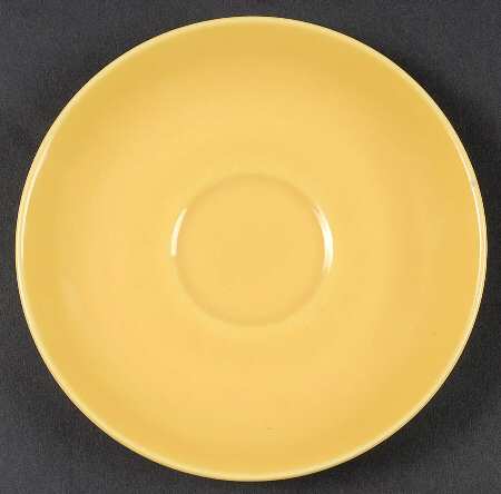 California Modern Yellow (Bright, No Specks) Saucer