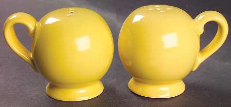 California Modern Yellow (Bright, No Specks) Salt & Pepper Set