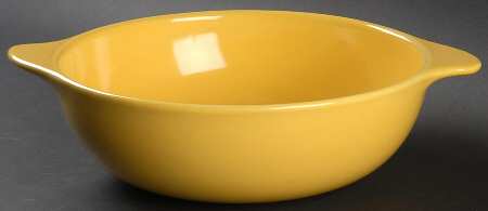 California Modern Yellow (Bright, No Specks) Round Vegetable No Lid