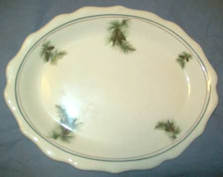 SY521 11" Oval Serving Platter