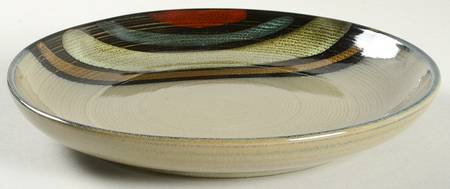 Alpha Black Salad Plate