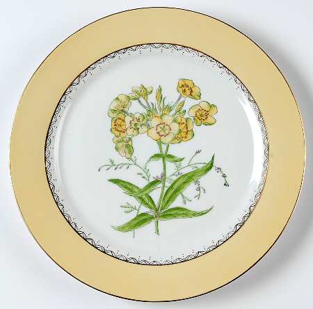 English Garden Dinner Plate