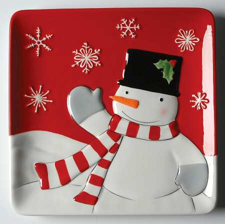Tree Lot Square Salad Plate by St Nicholas Square