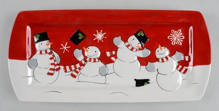 Tree Lot 13" Rectangular Serving Platter