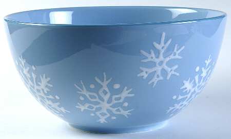 Winter's Frost 9" Round Serving Bowl