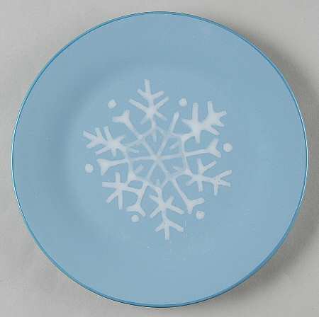 Winter's Frost Salad Plate