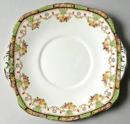 2492 Square Handled Cake Plate