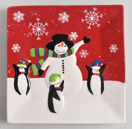Jolly Square Salad Plate