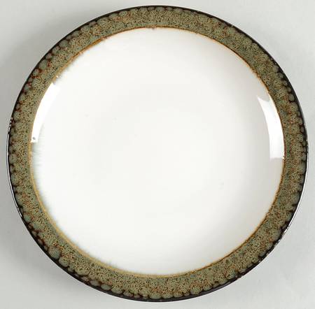 Facets Black Salad Plate
