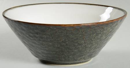Facets Black Soup/Cereal Bowl