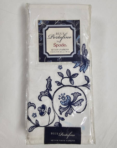 Blue Portofino Cloth Napkin - Set of 4