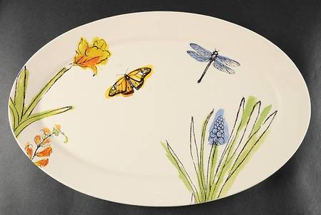 Sprout 17" Oval Serving Platter